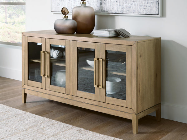 Lasinger Light Brown Dining Server
