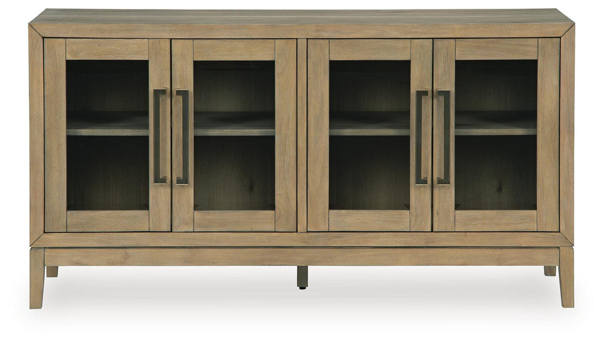 Lasinger Light Brown Dining Server from Ashley - Luna Furniture