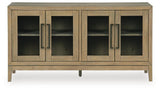 Lasinger Light Brown Dining Server from Ashley - Luna Furniture