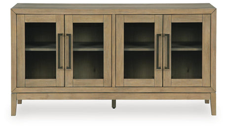 Lasinger Light Brown Dining Server from Ashley - Luna Furniture