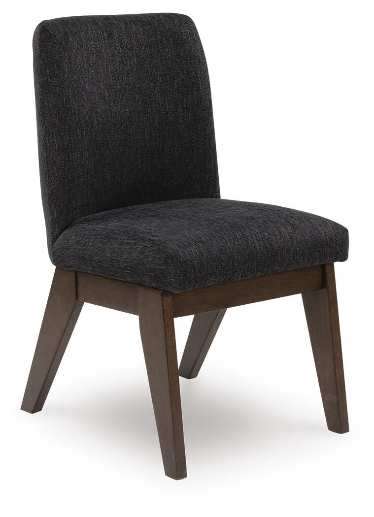 Dilenno Dark Brown Extension Dining Table and 6 Chairs from Ashley - Luna Furniture