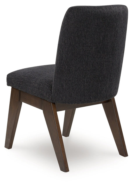 Dilenno Dark Brown Extension Dining Table and 6 Chairs from Ashley - Luna Furniture