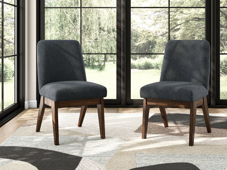 Dilenno Dark Brown Extension Dining Table and 6 Chairs from Ashley - Luna Furniture