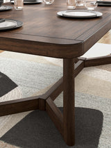 Dilenno Dark Brown Dining Extension Table from Ashley Furniture - Luna Furniture