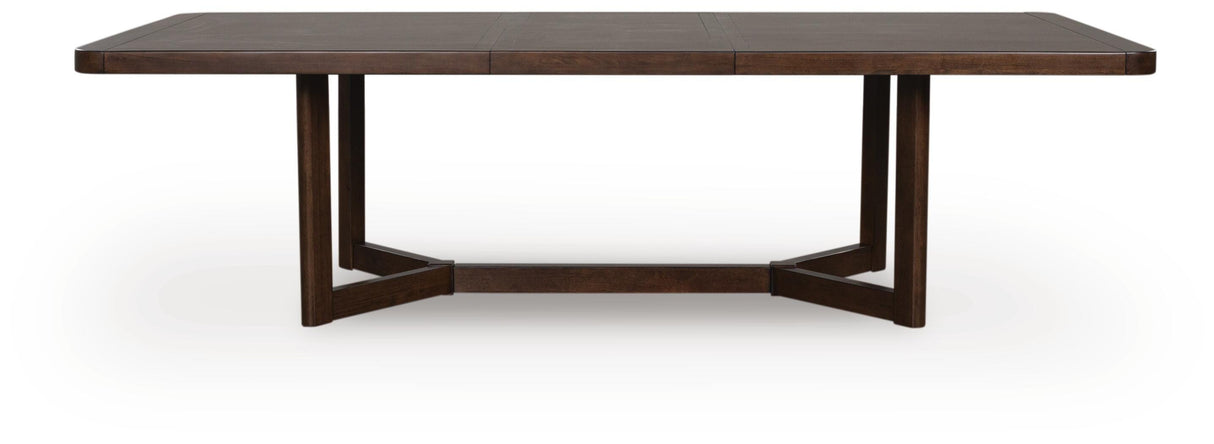 Dilenno Dark Brown Dining Extension Table from Ashley Furniture - Luna Furniture