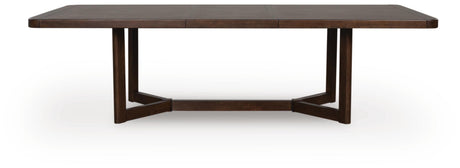 Dilenno Dark Brown Dining Extension Table from Ashley - Luna Furniture
