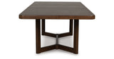 Dilenno Dark Brown Extendable Dining Room Set from Ashley Furniture - Luna Furniture
