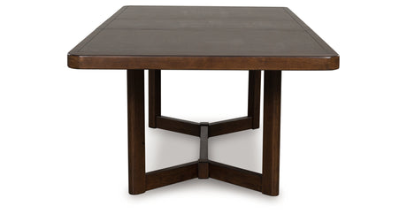Dilenno Dining Table and 4 Chairs in Dark Brown from Ashley - Luna Furniture