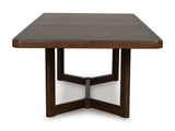 Dilenno Dark Brown Extendable Dining Room Set from Ashley Furniture - Luna Furniture