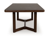 Dilenno Dark Brown Extendable Dining Room Set from Ashley Furniture - Luna Furniture
