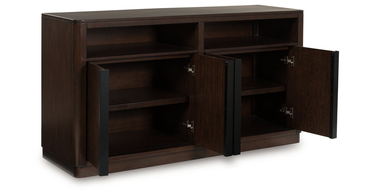 Dilenno Dark Brown Dining Server from Ashley - Luna Furniture