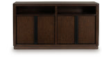 Dilenno Dark Brown Dining Server from Ashley - Luna Furniture