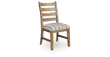 Ridgester Natural Brown Ladderback Dining Chair, Set of 2 from Ashley Furniture - Luna Furniture