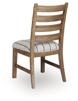 Ridgester Natural Brown Ladderback Dining Chair, Set of 2 from Ashley Furniture - Luna Furniture