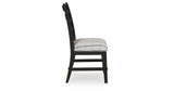 Ridgester Black Ladderback Upholstered Dining Chair, Set of 2 from Ashley Furniture - Luna Furniture