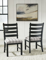 Ridgester Brown/Black Round Dining Room Set from Ashley - Luna Furniture