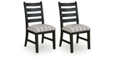Ridgester Brown/Black Round Dining Room Set from Ashley - Luna Furniture