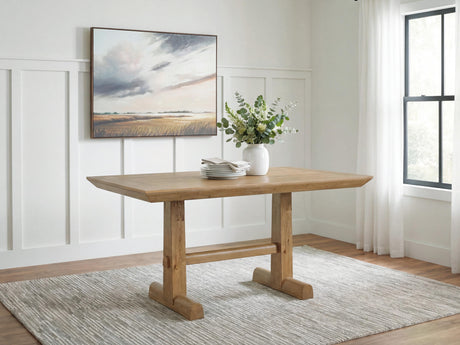 Ridgester Light Brown Counter Height Dining Table from Ashley Furniture - Luna Furniture