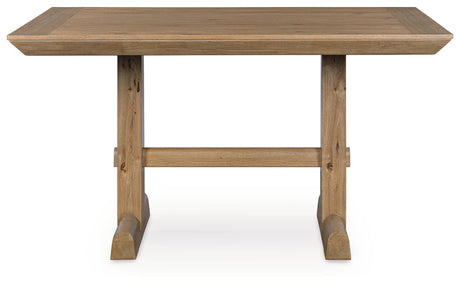 Ridgester Light Brown Counter Height Dining Table from Ashley Furniture - Luna Furniture