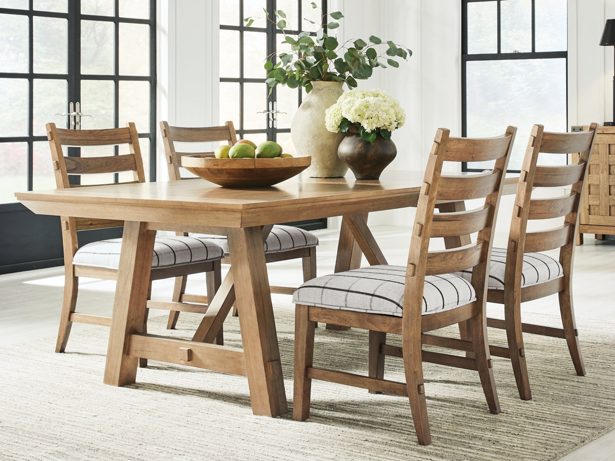 Ridgester Extension Dining Table and 4 Chairs from Ashley - Luna Furniture