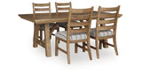 Ridgester Extension Dining Table and 4 Chairs from Ashley - Luna Furniture