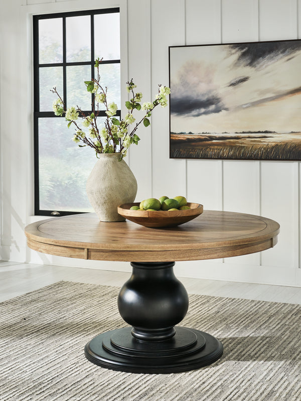 Ridgester Light Brown Dining Table