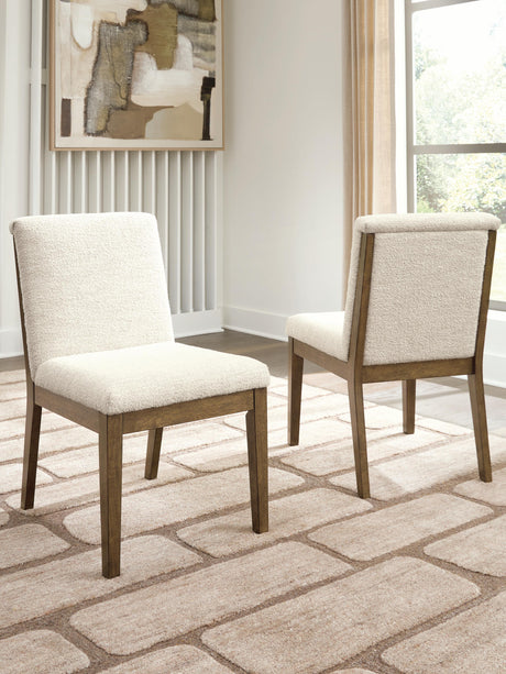 Marxmore Brown Dining Chair, Set of 2 from Ashley - Luna Furniture