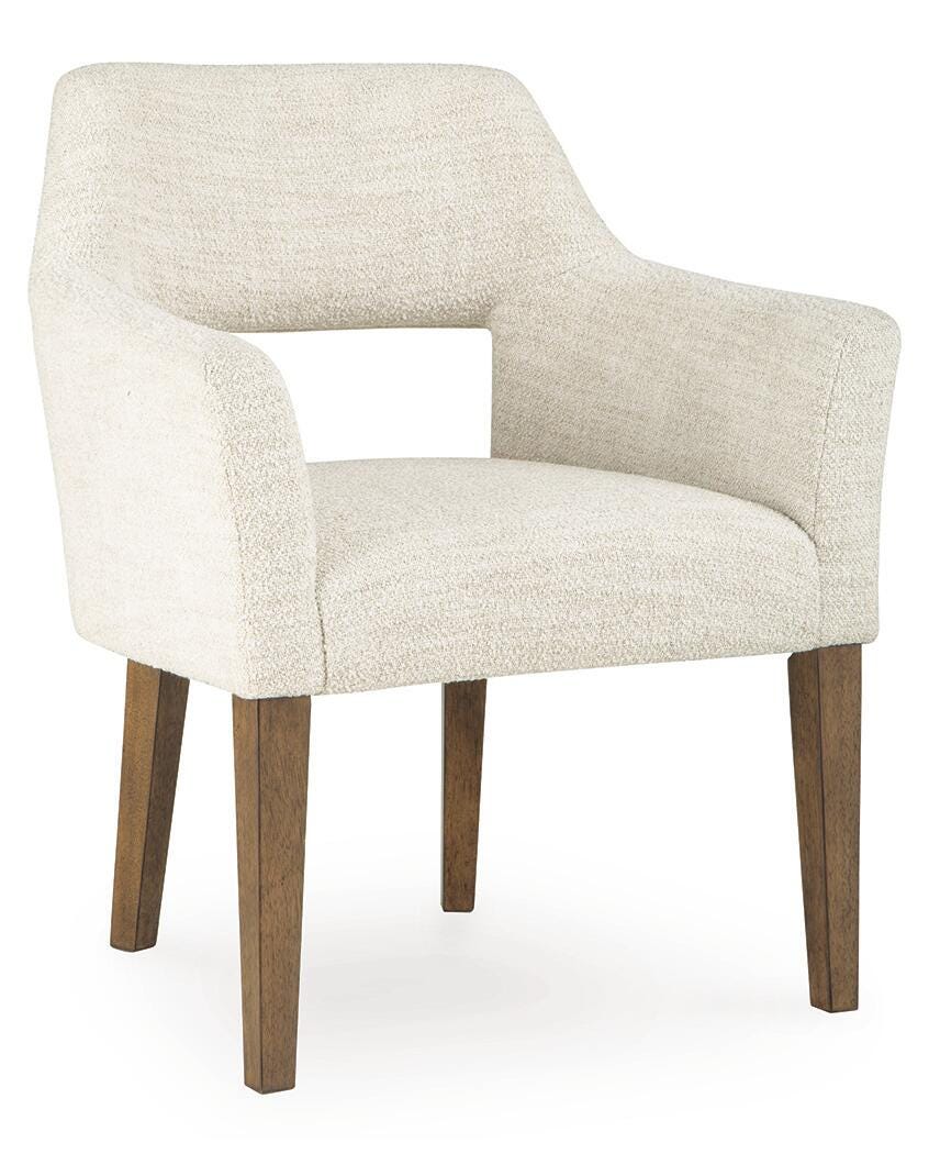 Marxmore Brown Dining Arm Chair, Set of 2 from Ashley - Luna Furniture