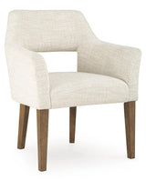 Marxmore Brown Dining Arm Chair, Set of 2 from Ashley - Luna Furniture
