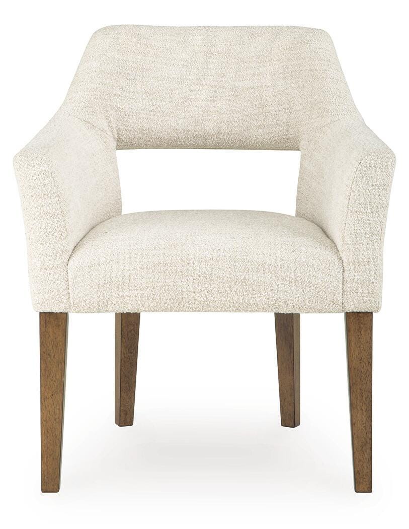 Marxmore Brown Dining Arm Chair, Set of 2 from Ashley - Luna Furniture