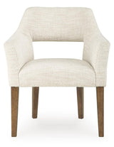 Marxmore Brown Dining Arm Chair, Set of 2 from Ashley - Luna Furniture