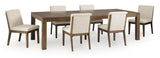 Marxmore Extension Dining Table and 6 Chairs from Ashley - Luna Furniture
