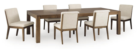 Marxmore Extension Dining Table and 6 Chairs from Ashley Furniture - Luna Furniture