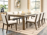 Marxmore Extension Dining Table and 8 Chairs from Ashley - Luna Furniture