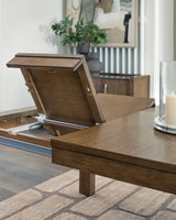 Marxmore Brown Dining Butterfly Extension Table from Ashley - Luna Furniture