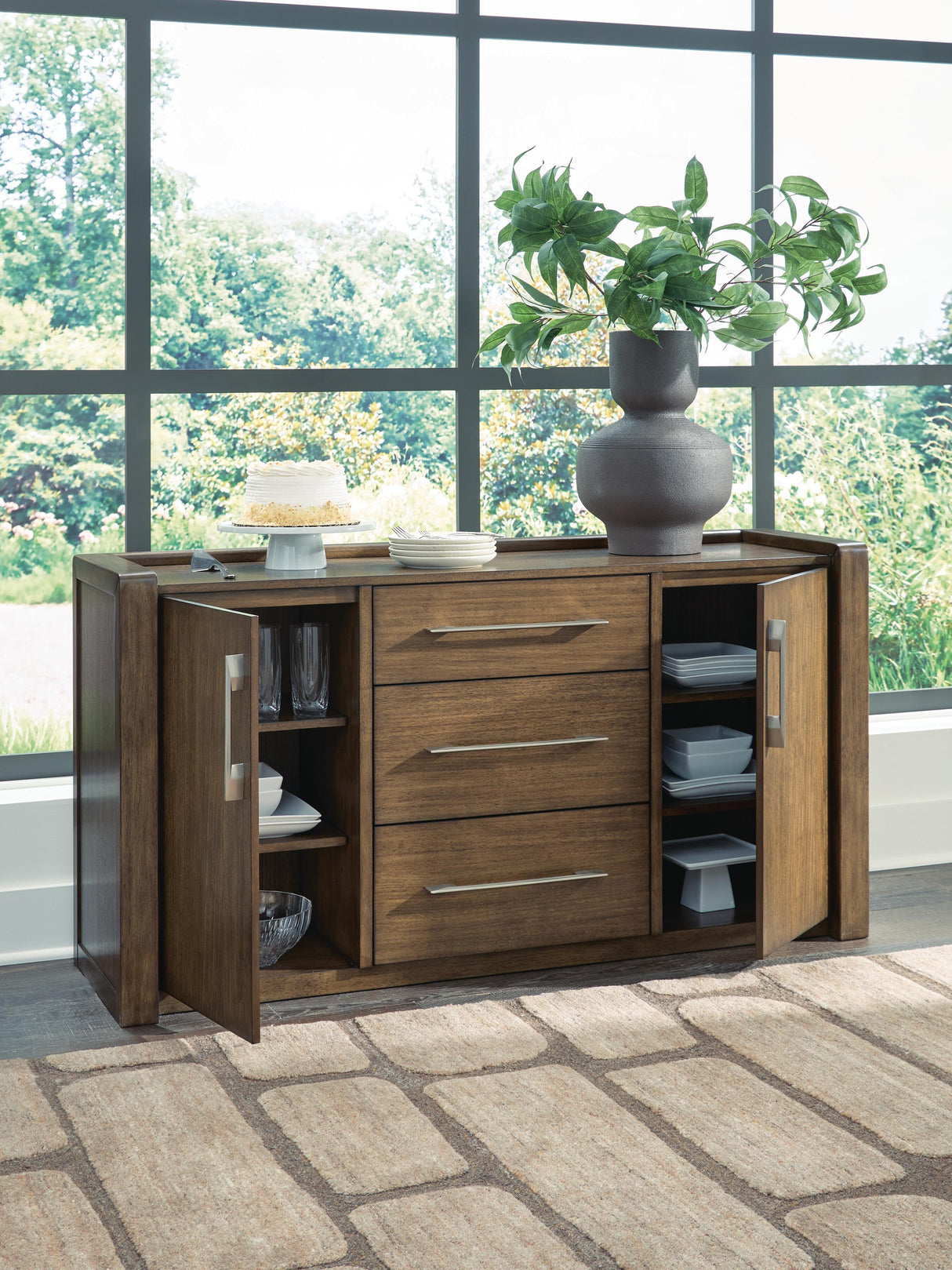 Marxmore Brown Dining Server from Ashley - Luna Furniture