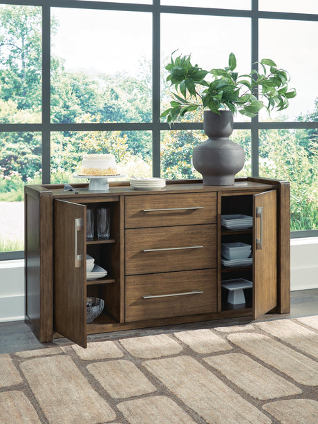 Marxmore Brown Dining Server from Ashley - Luna Furniture
