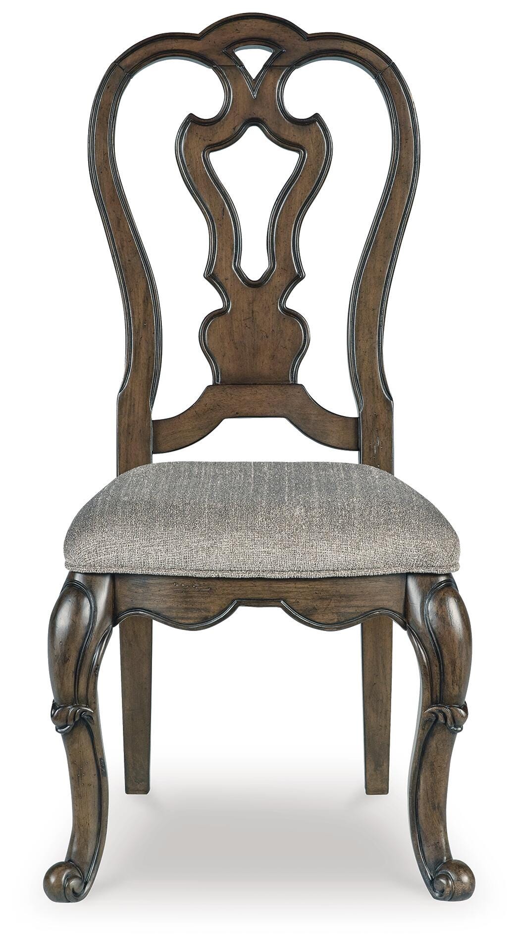 Maylee Dark Brown Dining Table and 8 Chairs from Ashley Furniture - Luna Furniture