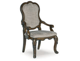 Maylee Dark Brown Dining Table and 4 Chairs from Ashley Furniture - Luna Furniture