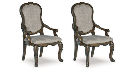 Maylee Dining Table and 4 Chairs and Bench in Dark Brown from Ashley - Luna Furniture