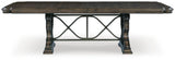 Maylee Dark Brown Dining Extension Table from Ashley - Luna Furniture