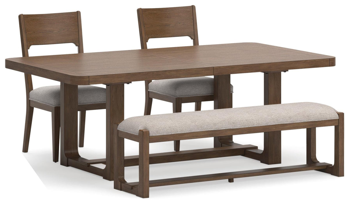 Cabalynn Dining Table, 2 Chairs and Bench from Ashley Furniture - Luna Furniture