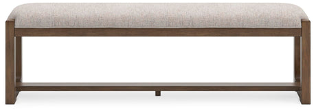 Cabalynn Oatmeal/Light Brown Dining Table, 2 Chairs and Bench from Ashley - Luna Furniture