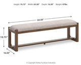 Cabalynn Dining Table, 2 Chairs and Bench from Ashley - Luna Furniture