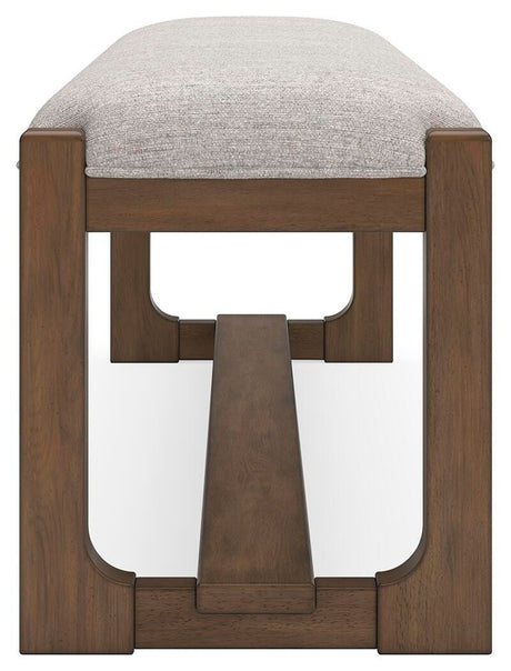 Cabalynn Oatmeal/Light Brown Dining Table, 2 Chairs and Bench from Ashley - Luna Furniture