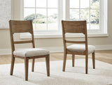 Cabalynn Light Brown Dining Chair, Set of 2 from Ashley Furniture - Luna Furniture
