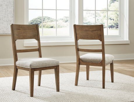 Cabalynn Light Brown Dining Chair, Set of 2 from Ashley - Luna Furniture