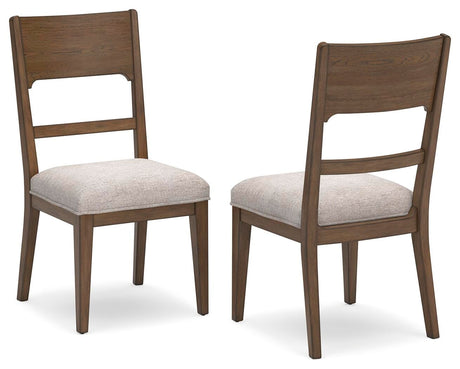 Cabalynn Light Brown Dining Chair, Set of 2 from Ashley Furniture - Luna Furniture