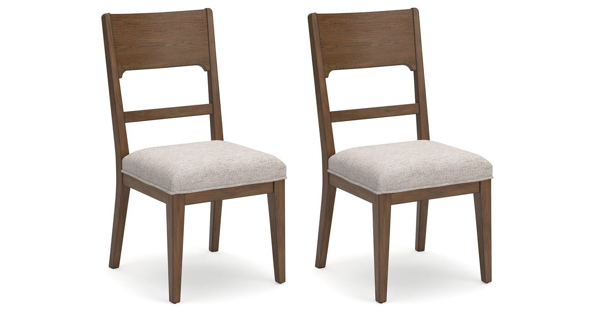 Cabalynn Light Brown Dining Chair, Set of 2 from Ashley Furniture - Luna Furniture