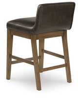 Cabalynn Light Brown Counter Height Dining Table and 6 Barstools from Ashley Furniture - Luna Furniture